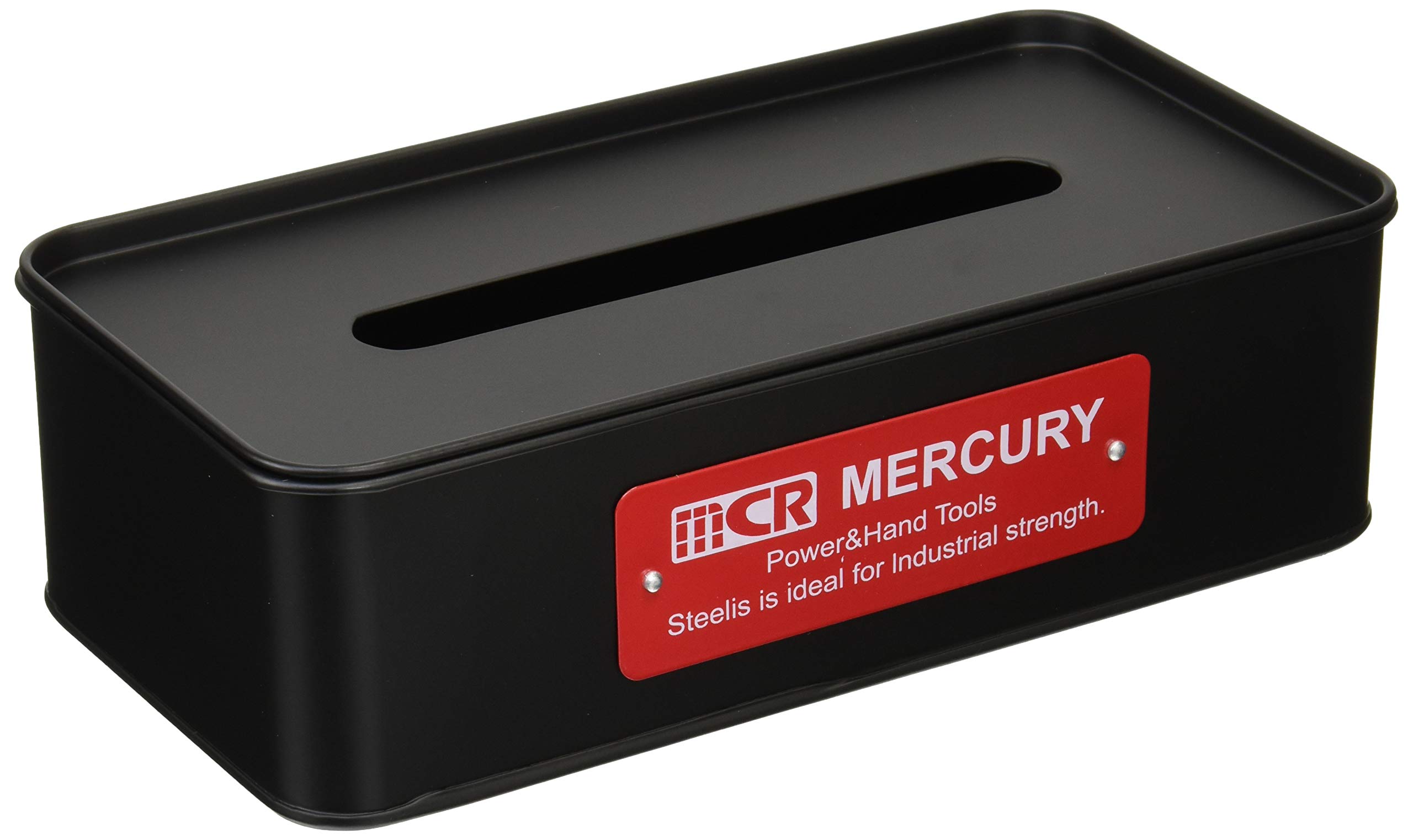 

Keystone Tissue Case Holder, matte black, H/13cm, W/25.5cm, D/7.3cm