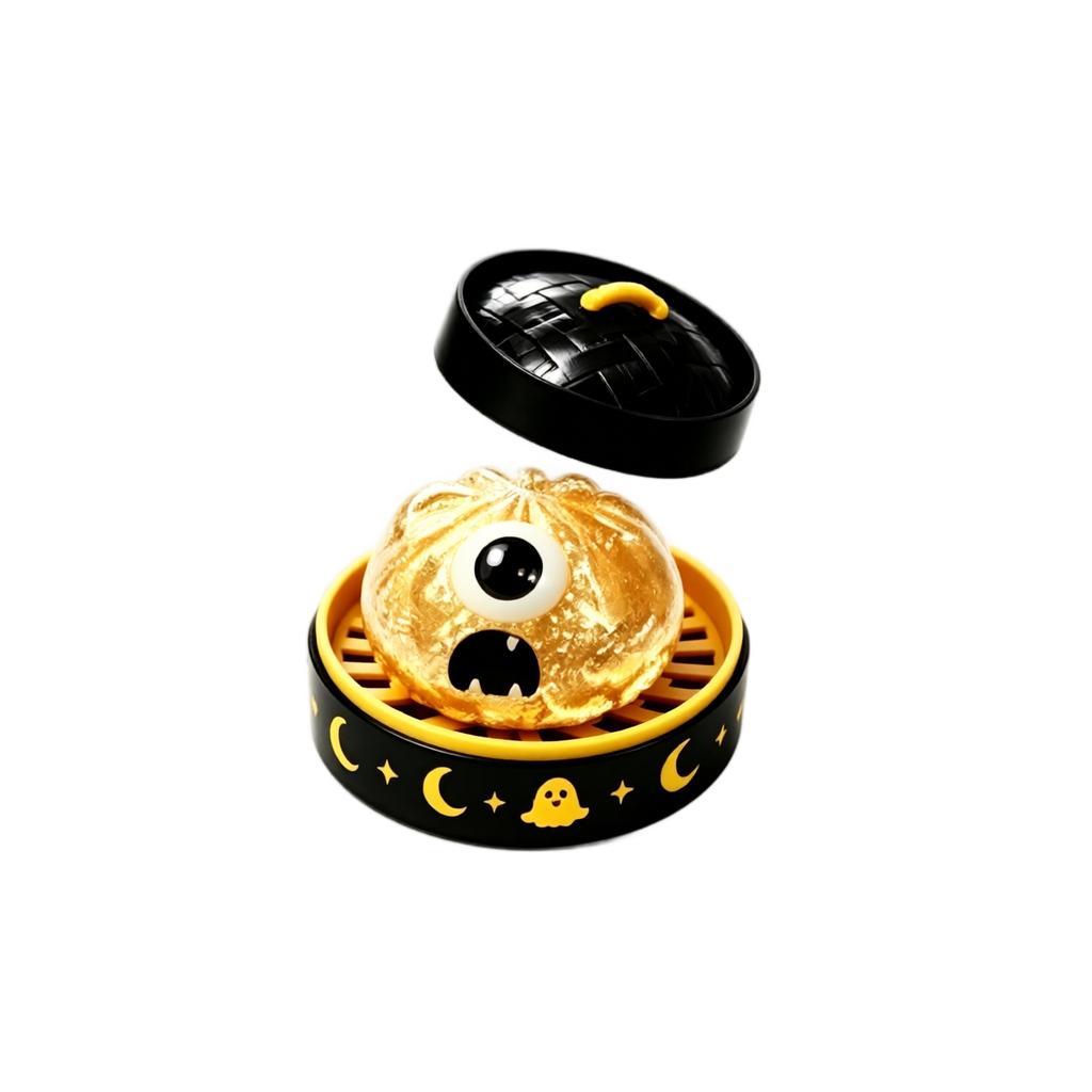 Halloween Stress Toys with Steamer Shape, 10-Pack