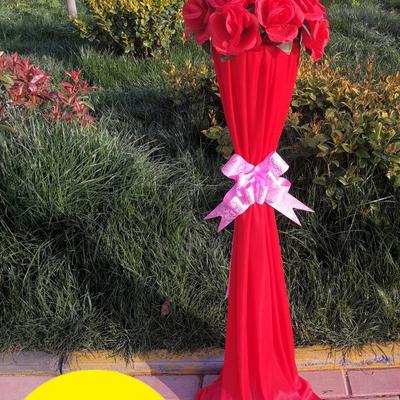 Wedding Aisle Flower Columns - Elegant Floral Baskets for Aisle Decor & Chinese Wedding Props