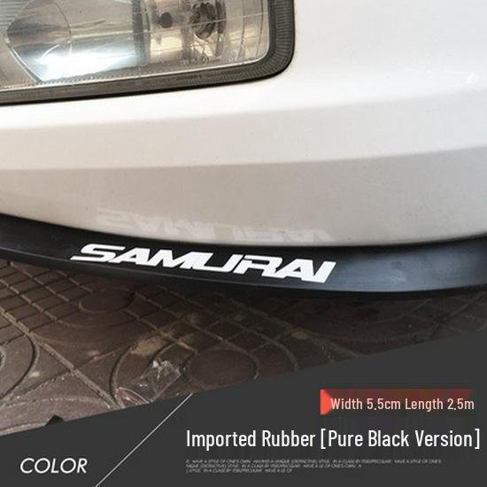 

Front Lip Anti-Collision Rubber Strip - Modified Car Body Kit, Lower Lip and Side Skirt Protector