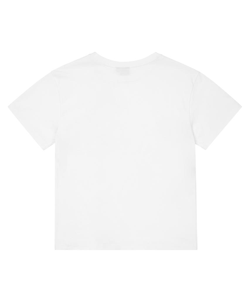 AAKAM Mosaic Cross Half Top (White)
