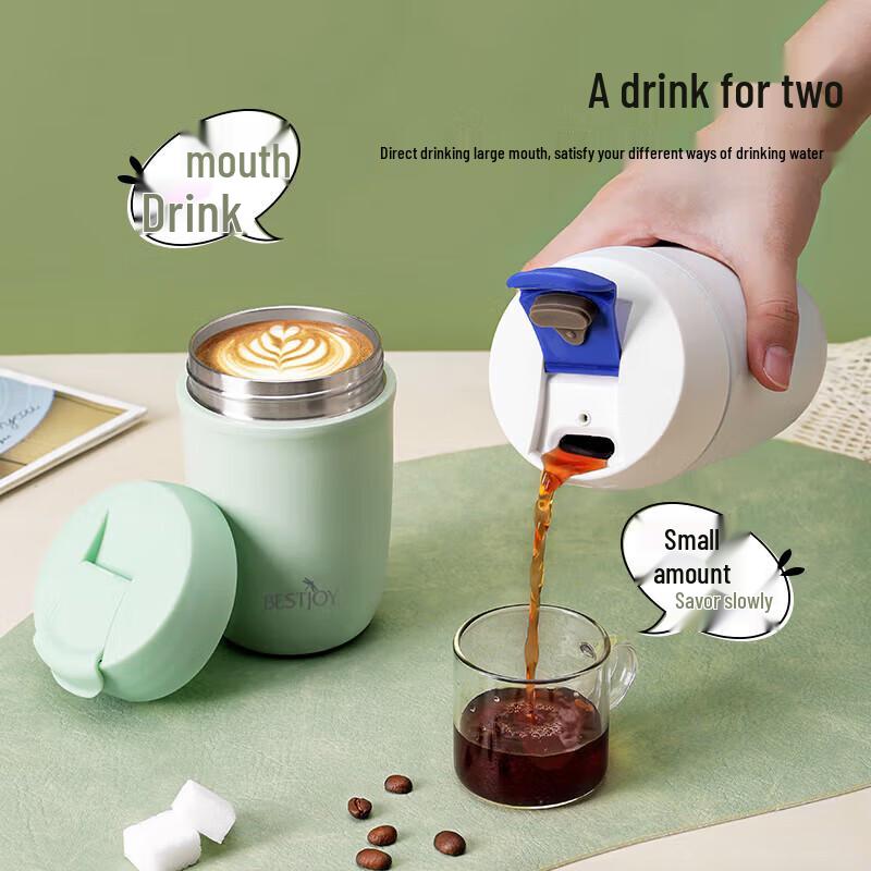 Fuguang Women's Cute 316 Stainless Steel Thermos 380ml