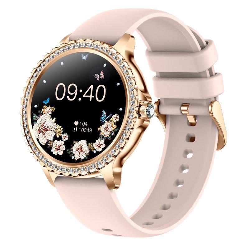 Women s Smart Watch I58 Bluetooth Call Smart Sports Bracelet IP68 Waterproof Watch with Diamonds