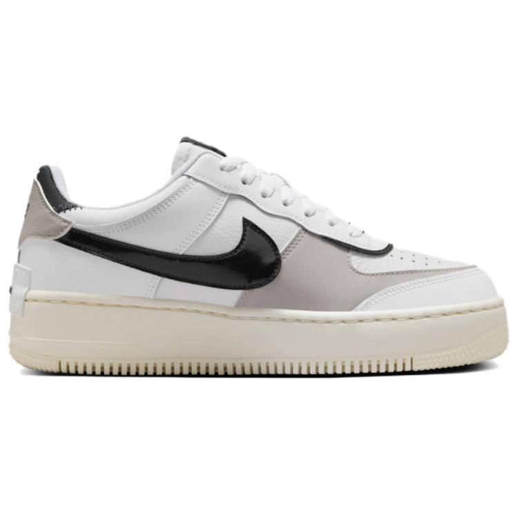 Nike Air Force 1 Shadow Hvit Off Noir Dame Sneakers College-Grå Platinum-Tone DZ1847-110
