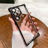 Clear Plating Shockproof Case for Samsung Galaxy S24Ultra S23FE S22 S21 S20 Note10 20 A54 A55 A53 A12 A22 A13 A14 A15 A24 A23 A42 A25 Hard Armor Cover