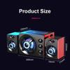 Upgrade HIFI 3D Stereo Speakers With LED Light AUX USB Wired Wireless Bluetooeh 5.0 Audio Home Theater Surround Sound Bar TV
