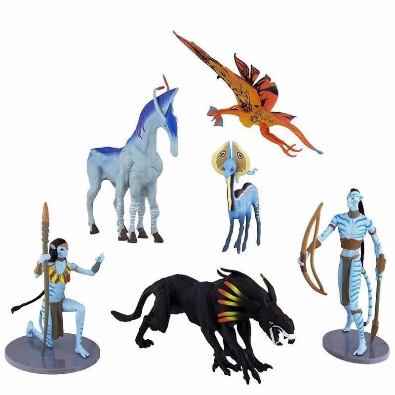 Avatar Handcrafted Figurine Set With Pvc Material For Home Decor And Collectors