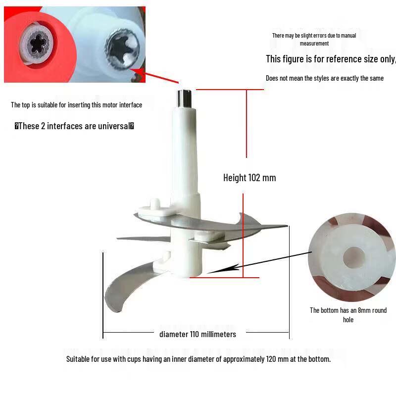 Universal Stainless Steel Meat Grinder Blade