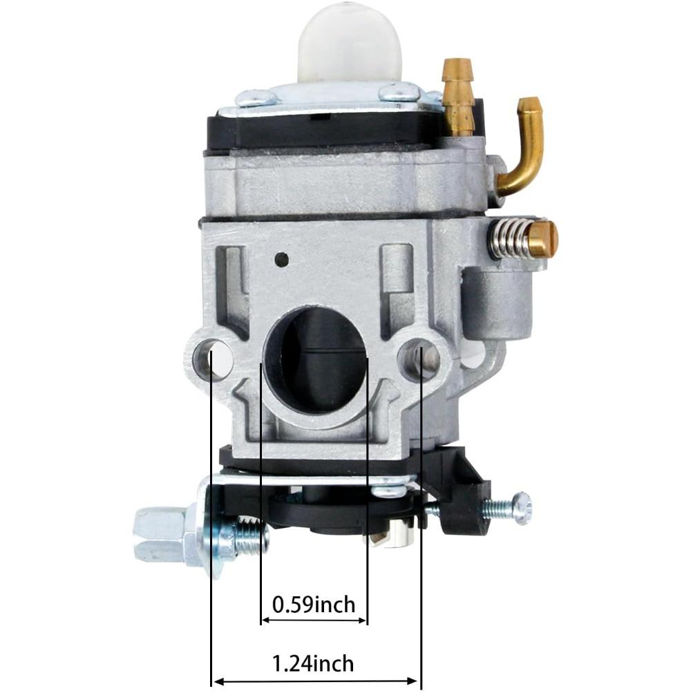 CM46BT Carburetor for Craftsman CMXGAAH46BT 46cc Backpack Blower Carb Kit Replacement Parts with Primer Bulb Spark Plug Fuel Line Grommet