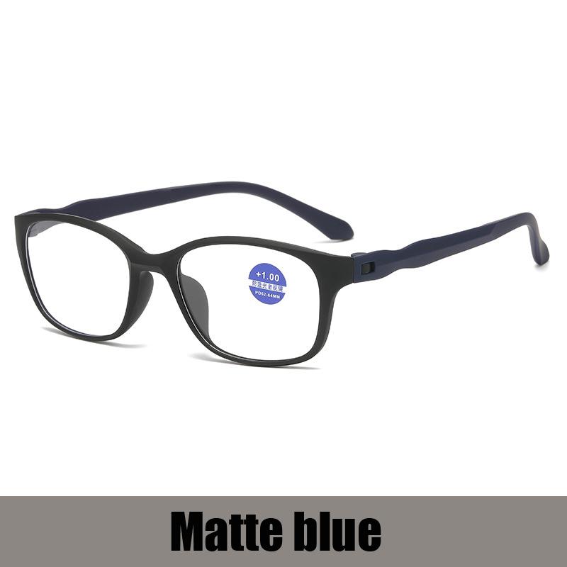 

Finished Square Reading Glasses Women Men s Anti Blue Light Computer Presbyopia Eyeglasses Retro Prescription Far Sight Eyewear 2.5