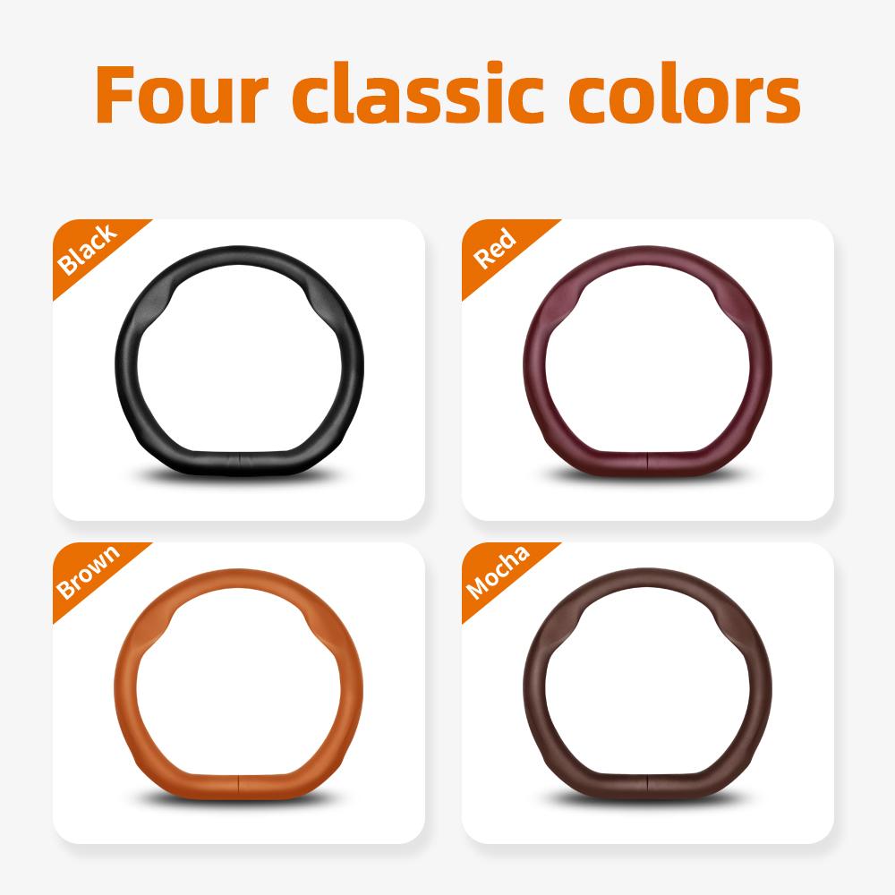 Suitable for Gwm Deepal Perforated Leather Steering Wheel Cover, Ultra-Thin and Breathable, Suitable for S05 S07 Sl03 L07 G318 S09 E07 