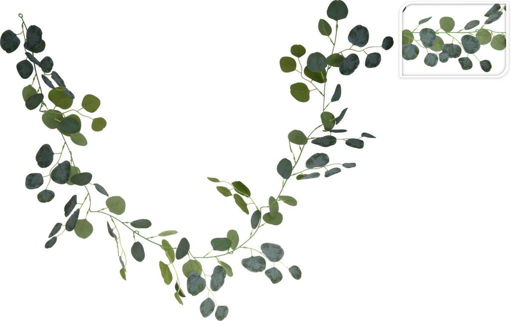 GARLAND Artificial EUCALYPTUS 180 Cm Made of Plastic