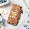 Fashion Printed Long Wallet Multi Slot Casual Portable Purse for Daily Use