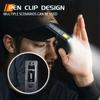 Portable EDC LED Work Light Magnetic Rechargeable Red Blue Emergency Flash Light Super Bright Outdoor Safety Repair Flashlight