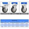 LiLang 5-inch Caster Wheel Set