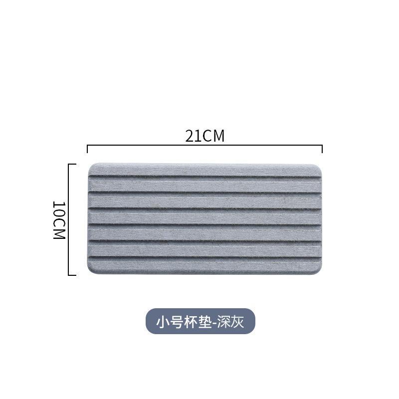 1/2 ks Vodotěsné Diatomitové Podložky s Drážkami Koupelnové Vanity Podnosy Okamžitě Suchý Organizér na Umyvadlo Vodotěsná Podložka