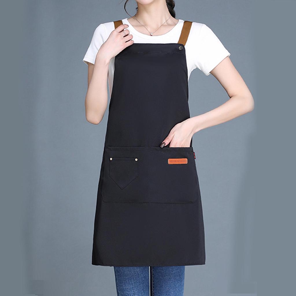 Water-Repellent Cooking Apron with Custom Print for Adults