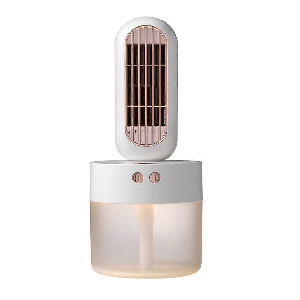 Personal USB Air Cooler Spray Humidifier Cooling Fan Visible Water for Tank