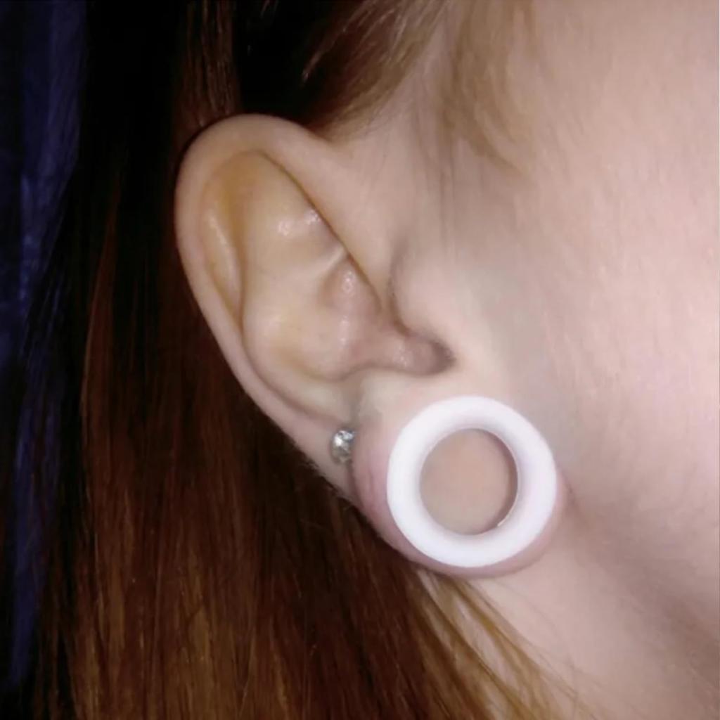 1 Pair 4-20mm Ultra Thin Silicone Flexible Flesh Tunnel Expander Stretching Gauge Earlets Plug Set Gauges Kit