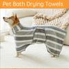 [Dog Fleece Towel Super Absorbent] Dog Coral Fleece Towel Super Absorbent Pet Bath Towel Microfiber Dog Drying Towel
