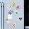 4PCS 3 Inches Magnetic Picture Frame Multi-purpose Fridge Magnets Photo Frames  Bedroom Ornaments