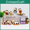 Crayon Shinchan Sleep Sweep Play Series Pvc Desk Model With Cute Figurines For Home Office Decor