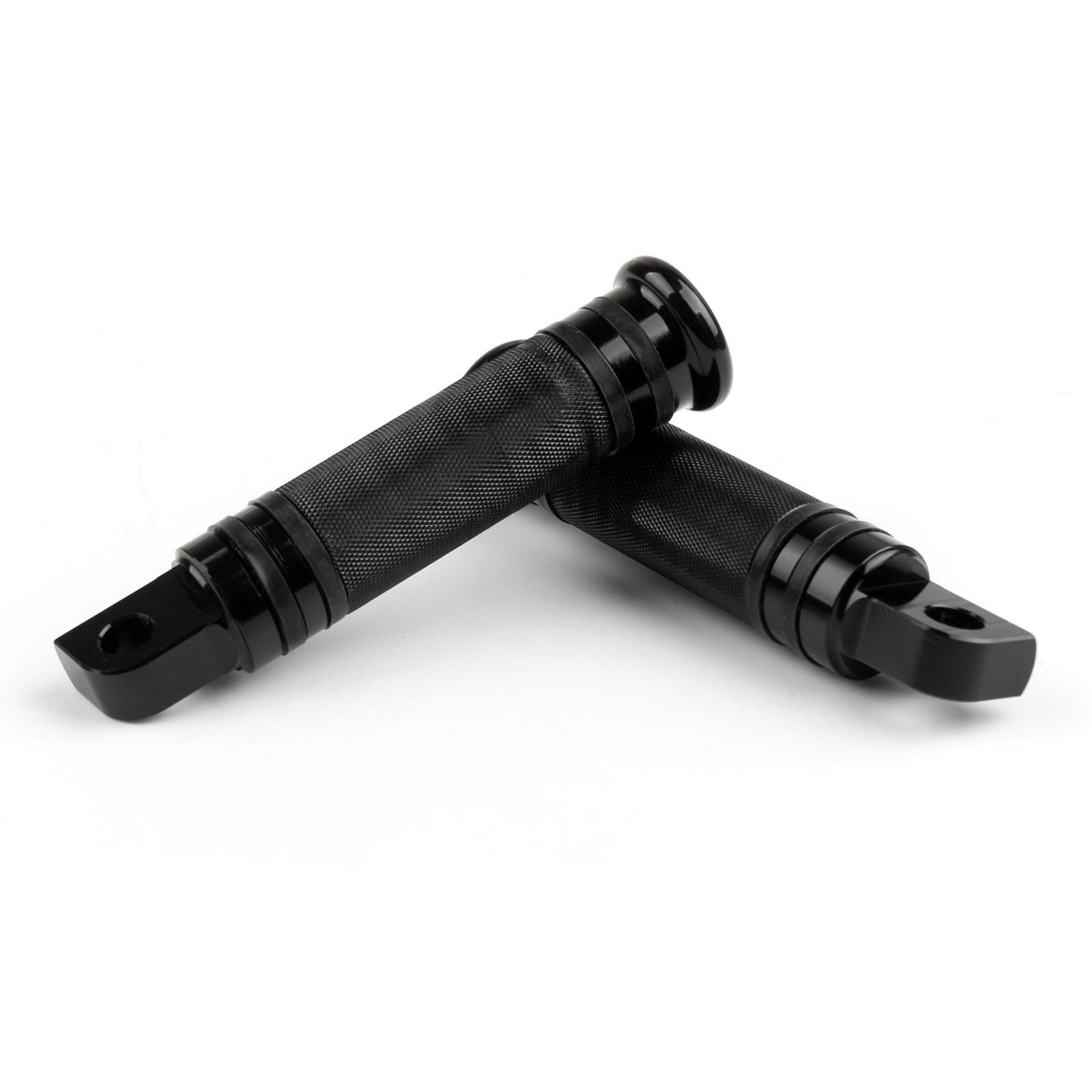 

Rear Front Foot Pegs For Harley Sportster XL883 XL1200 V Rod Models Black