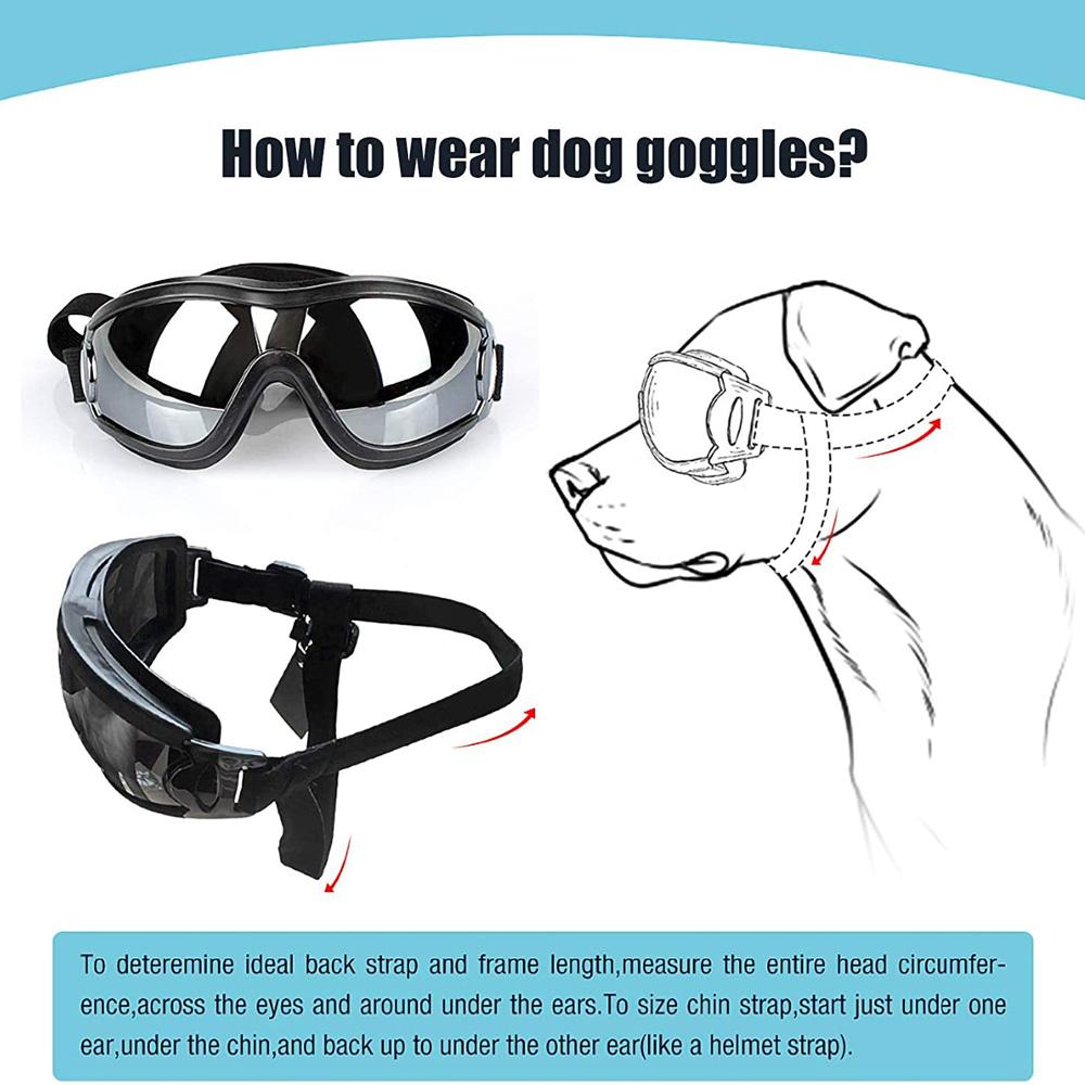 Multicolor Pet Goggles Anti-UV Sun Shading Pet Sunglasses Windbreak Adjustable Dog UV Protection Glasses