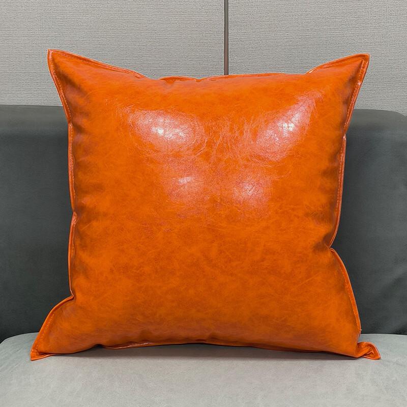 Bitozhe Faux Leather Pillow Cover