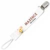 Planetee Pacifier Clip for Name MAXENCE Baby of Love Bee Boy | Pacifier Clip Birth Gift