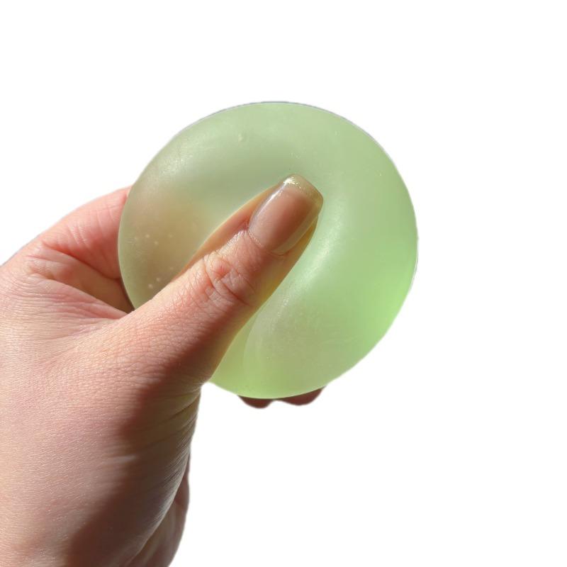 

Squishy Blue Maltose Fidgeting Plaything Plush Pink Mochi Tactile Squeeze Toy Coconut Oil Ball Slow-Rebound Decompression Toy X-Mas Gift