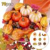 Decorazione Autunnale Raccolta, Zucca Mini Assortita, Pigne e Ghiande per Feste Festive di Halloween, Forniture per Decorazioni