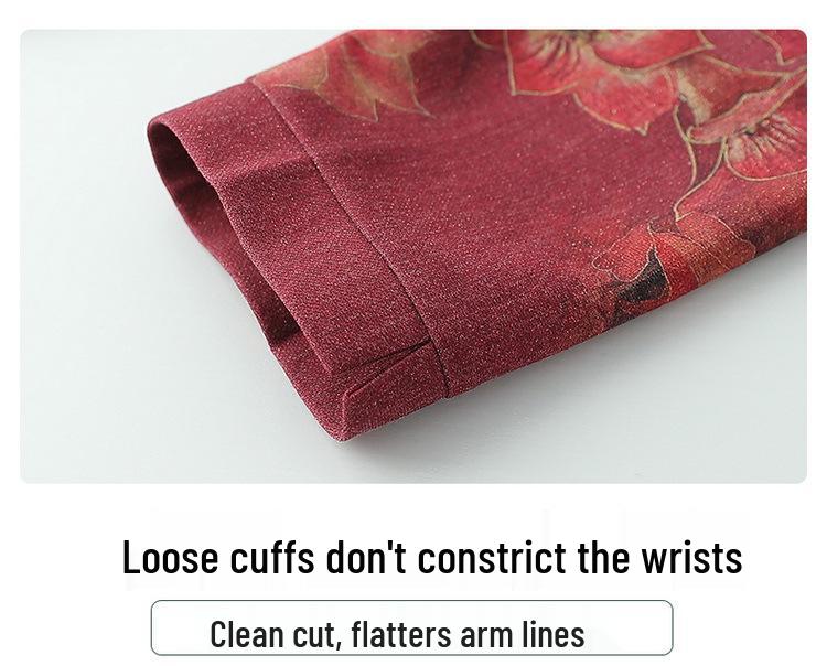 2025 Spring Collared Shirt & Coat for Middle-Aged and Elderly Women