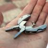 1pc Multi Functional Tool Pliers Purpose Steel Folding Knife Keychain Screwdriver Camping Survival Tool Travel Set