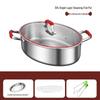 Jitian Jiang 304 Stainless Steel Double-Layer Steamer Pot