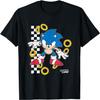 Sonic The Hedgehog Ready For Action Golden Rings Retro Shot T-Shirt