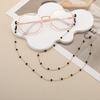 Women Glasses Chain Colorful Faux Gemstone Eyeglass Chain Retro Beaded Sunglass Strap Eyeglass Lanyards for Spectacle Reading Glasses