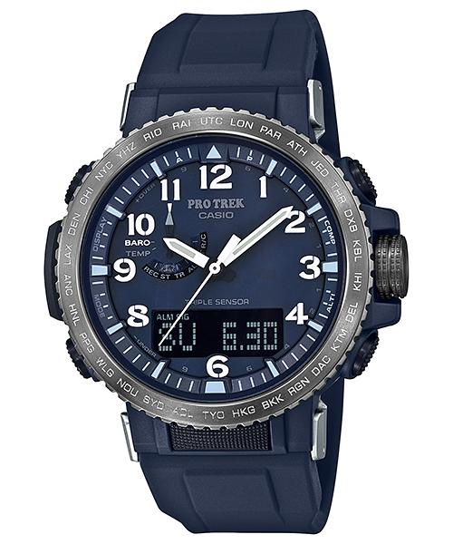 

Casio Men s Stainless Steel 100M Water Resistant Digital Alarm Quartz Watch PRW-50YFE-2A синий