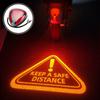 12V LED Projection Anti-Rear-End Brake Light Keep A Safe Distance Warning Ground Light For Electric Bike Motorcycle Safety