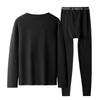 Dibinze Men's Plus Size Thermal Underwear Set