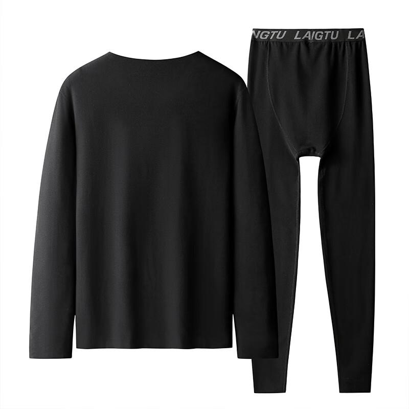 Dibinze Men's Plus Size Thermal Underwear Set