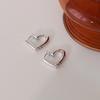 925 Sterling Zilver Hart LIEFDE Oorbellen Stud Piercing Bruiloft Verloving Luxe Elegante Sieraden Voor Vrouw Voorkomt Allergieën