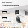 Câmera de Segurança PTZ WiFi de Lente Dupla 8MP Hikvision Plugue CN (adaptador incluso)