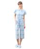Narue Peter Variegated Weave Check Rabbit™ Yarn-Dyed Pajamas, 24-35404-BU-M-L