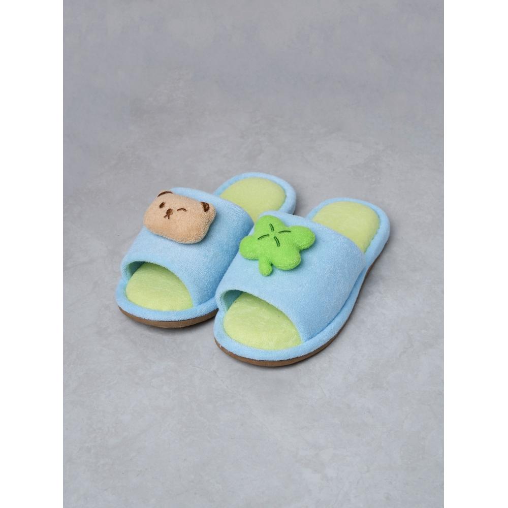 

Тапочки Daiso с отделкой в виде персонажей 230 250 мм синие