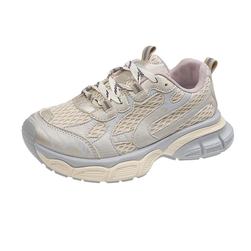 

Европейская станция 2025 весна и лето новая сверхлегкая дышащая спортивная и повседневная обувь на мягкой подошве, ультра-огненные кроссовки на толстой подошве в стиле «папа» Париж женские 40