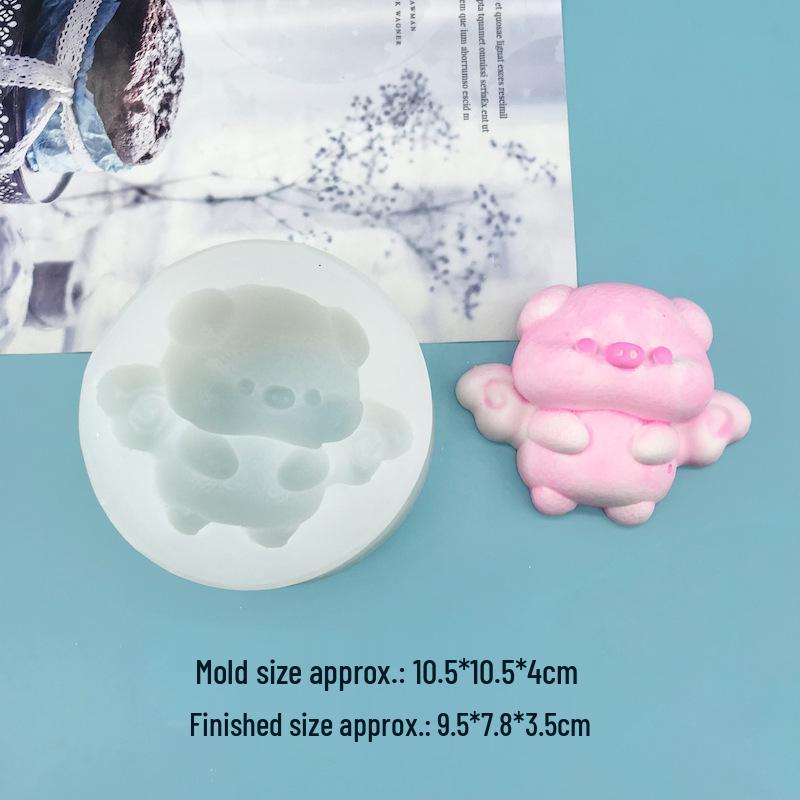 Piggy Silicone Pinching Molds for Milk Bites, Buns, Hawaiian Rolls, Cheese, and Bagels