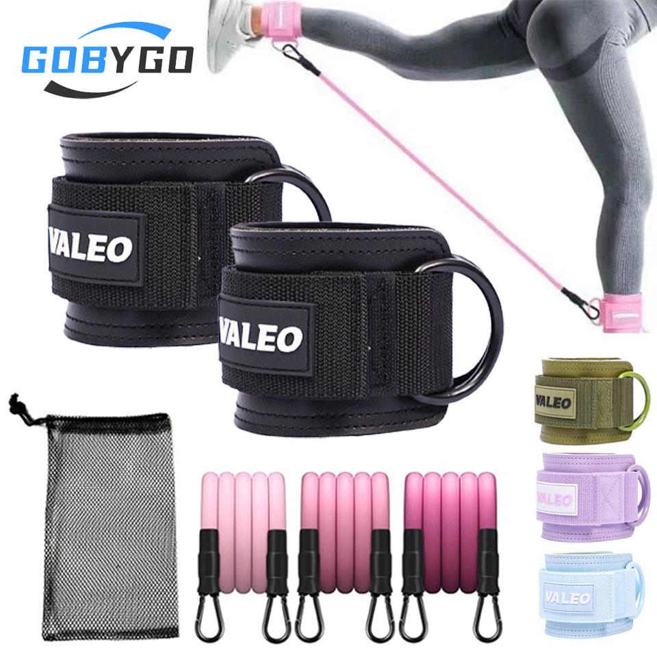 Thick Foam Gym Ankle Bands for Lower Body Workout Legs Buttocks Strengthening Resistance Bands Load Bearing
