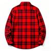 Men's Winter Sherpa Lined Flannel Shirt Jackets Long Sleeve Button Down Fleece Dress Shirts for Men Casual Warm Comfortable Thermal Shirt With Pockets