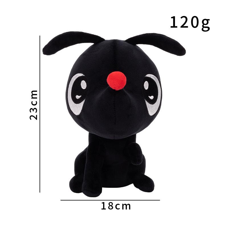

Новая плюшевая игрушка Koira Plushie Game Peripheral Cartoon Plush Toy Doll Gift Doll чёрный